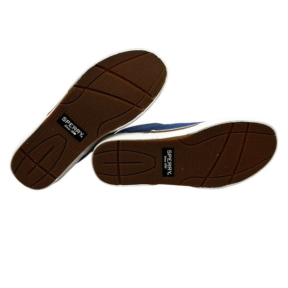 Sperry Halyard CVO Washed Twill True Navy Casual Shoes Men's Size 8 M - Picture 9 of 12